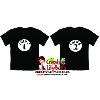 2 T-SHIRTS THING ONE THING TWO CC3272